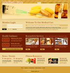 Medical Website Template Medicine Laboratory