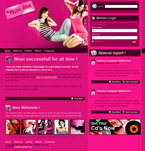 Music Website Template Music Blog