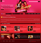 Music Website Template PJW-0003-MUS