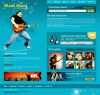 Music Website Template Music Mania