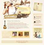 Music Website Template TOP-W0003-MUS