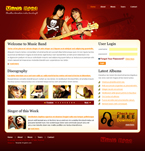 Music Website Template Music Band