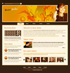 Music Website Template DBR-W0001-MUS