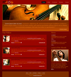 Music Website Template SJY-W0002-MUS