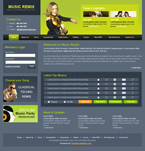 Music Website Template SWNM-0002-MUS