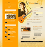 Music Website Template TNS-0002-MUS