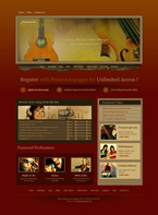 Music Website Template SRC-0001-MUS