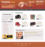 Online Store & Shop Website Template SNJ-0004-ONLS