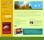 Religious Website Template Holy Place