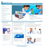 Science Website Template DBR-0001-SCI