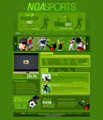 Sport Website Template DBR-F0001-S