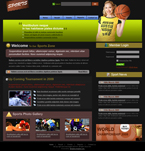 Sport Website Template SUJIT-W0001-S