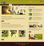 Sport Website Template TOP-W0002-S