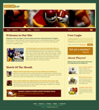 Sport Website Template SRC-W0001-S