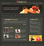 Sport Website Template DG-W0001-S