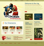 Sport Website Template KR-F0001-S