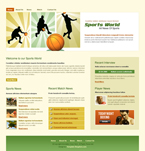 Sport Website Template RG-F0003-S