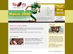 Sport Website Template CUPID-F0003-S