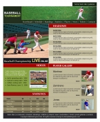 Sport Website Template DBR-0002-S