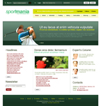 Sport Website Template DG-W0001-S