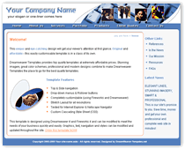 Dreamweaver Template 1