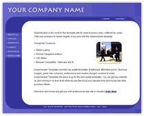 Dreamweaver Template 13