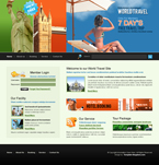 Travel Website Template World Travels