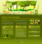 Travel Website Template Jungle Safari